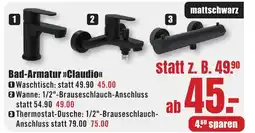 B1 Discount Baumarkt Bad-Armatur >>Claudio<< Angebot