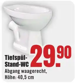 B1 Discount Baumarkt Tiefspül- Stand-WC Angebot