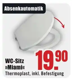 B1 Discount Baumarkt WC-Sitz >>Miami«< Angebot