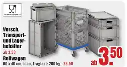 B1 Discount Baumarkt Versch. Transport- und Lager- behälter Angebot
