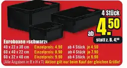 B1 Discount Baumarkt Euroboxen >>schwarz<< Angebot
