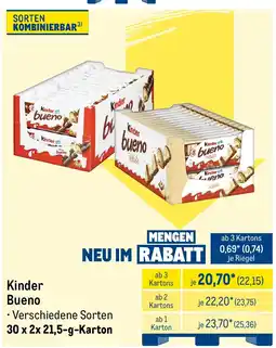 METRO Kinder Bueno Angebot