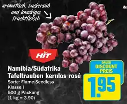 AEZ Namibia/Südafrika Tafeltrauben kernlos rosé Angebot