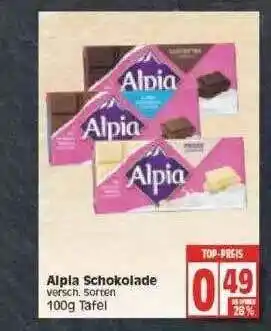 Edeka Alpia Schokolade Angebot