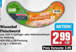 AEZ Wiesenhof Fleischwurst Angebot