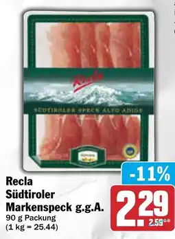AEZ Recla Südtiroler Markenspeck g.g.A. Angebot