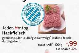 AEZ Jeden Montag Hackfleisch Angebot
