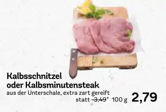 AEZ Kalbsschnitzel oder Kalbsminutensteak Angebot