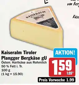 AEZ Kaiseralm Tiroler Plangger Bergkäse gU Angebot