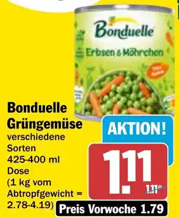 AEZ Bonduelle Grüngemüse Angebot