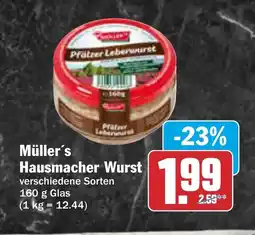 AEZ Müller's Hausmacher Wurst Angebot