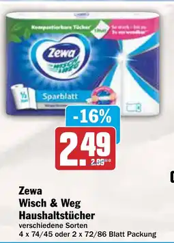 AEZ Zewa Wisch & Weg Haushaltstücher Angebot
