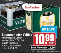 AEZ Bitburger oder Veltins Angebot