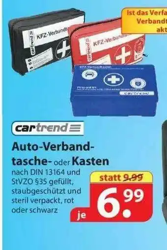 Famila Nord Ost Cartrend Auto-verbandtasche- Oder Kasten Angebot