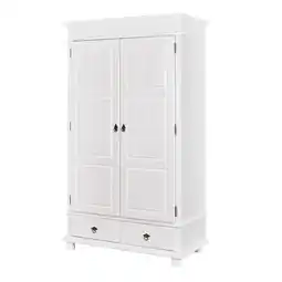 Netto Marken-Discount Inter Link Kleiderschrank Danz mit 2 Türen und Schubladen - weiss Angebot