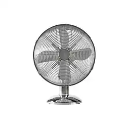 Netto Marken-Discount Tischventilator Netzbetrieben Durchmesser: 300 mm 35 W Schwingung 3-Gang Chrom Angebot