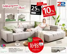 Zurbrüggen lounge handmade Eckgarnitur,,OLIVIA Angebot