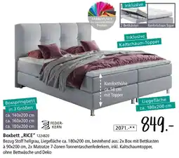 Zurbrüggen Boxbett ,,RICE" Angebot