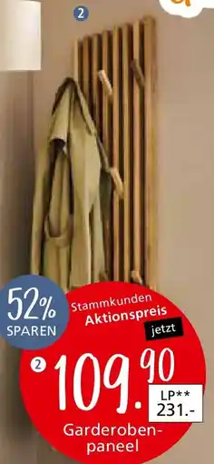 Zurbrüggen Garderobenpaneel breit Angebot
