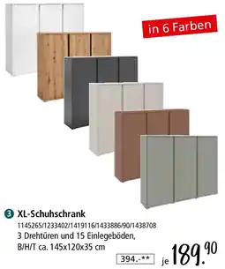 Zurbrüggen XL-Schuhschrank Angebot