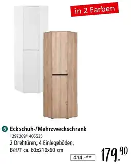 Zurbrüggen Eckschuh-/Mehrzweckschrank Angebot