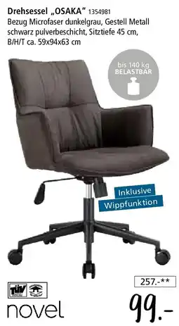 Zurbrüggen Novel Drehsessel „OSAKA" Angebot
