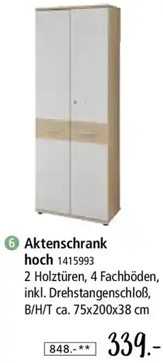 Zurbrüggen Aktenschrank hoch Angebot