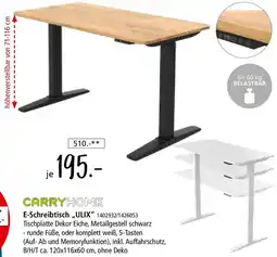 Zurbrüggen CARRYHOME E-Schreibtisch ,,ULIX" Angebot