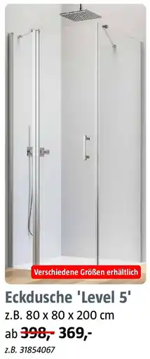 Bauhaus Camargue Eckdusche 'Level 5' Angebot