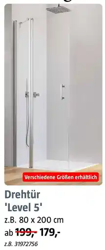 Bauhaus Camargue Drehtür 'Level 5' Angebot