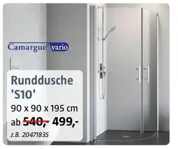 Bauhaus Camargue vario Runddusche 'S10' Angebot