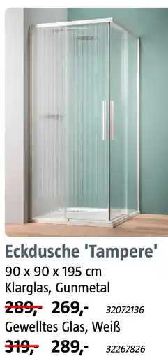 Bauhaus Camargue Eckdusche 'Tampere' Angebot