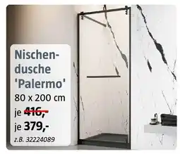 Bauhaus Camargue Nischendusche 'Palermo' Angebot