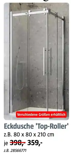 Bauhaus Camargue Eckdusche 'Top-Roller' Angebot