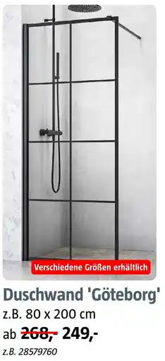 Bauhaus Camargue Duschwand 'Göteborg' Angebot