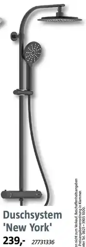 Bauhaus Camargue Duschsystem 'New York' Angebot
