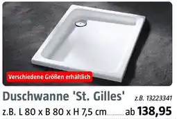 Bauhaus Camargue Duschwanne 'St. Gilles' Angebot