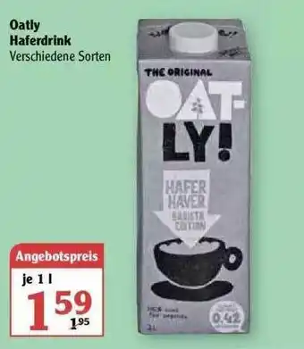 Globus Oatly Haferdrink Angebot