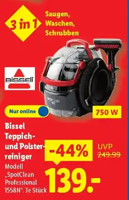 Lidl Bissel Teppich- und Polster reiniger Angebot