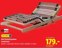 Lidl Hn8 Schlafsysteme Lattenrost Angebot