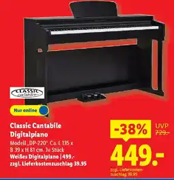 Lidl Classic Cantabile Digitalpiano Angebot
