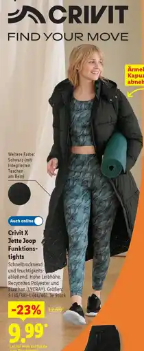 Lidl Crivit X Jette Joop Funktionstights Angebot