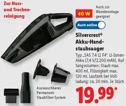 Lidl Silvercrest Akku-Handstaubsauger Angebot