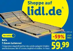 Lidl BeCo 7-Zonen-Lattenrost Angebot