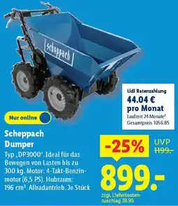 Lidl Scheppach Dumper Angebot