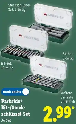 Lidl Parkside Bit-/Steckschlüssel-Set Angebot