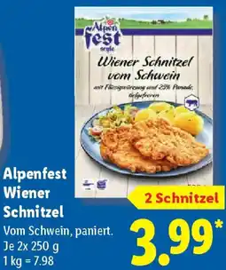 Lidl Alpenfest Wiener Schnitzel Angebot