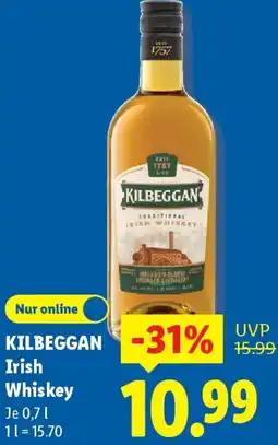 Lidl KILBEGGAN Irish Whiskey Angebot