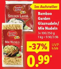 Lidl Bamboo Garden Glasnudeln/ Mie Nudeln Angebot