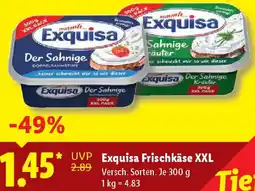 Lidl Exquisa Frischkäse XXL Angebot